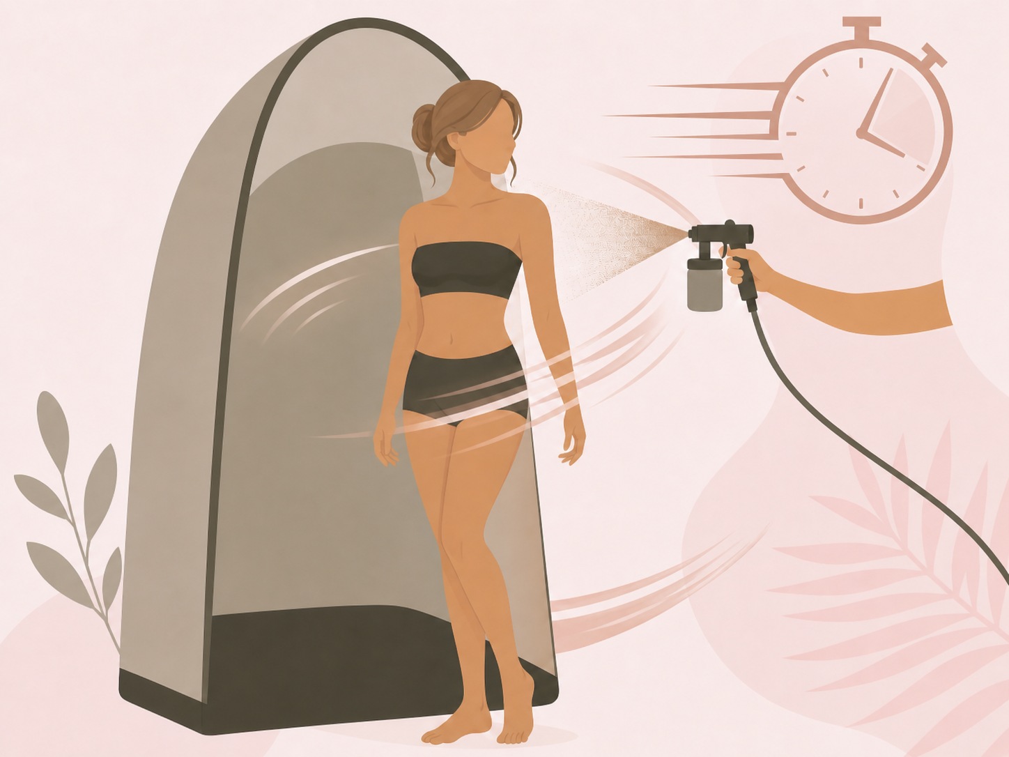 Rapid spray tan by tanbycam  -  fast-developing 2-hour rinse formula